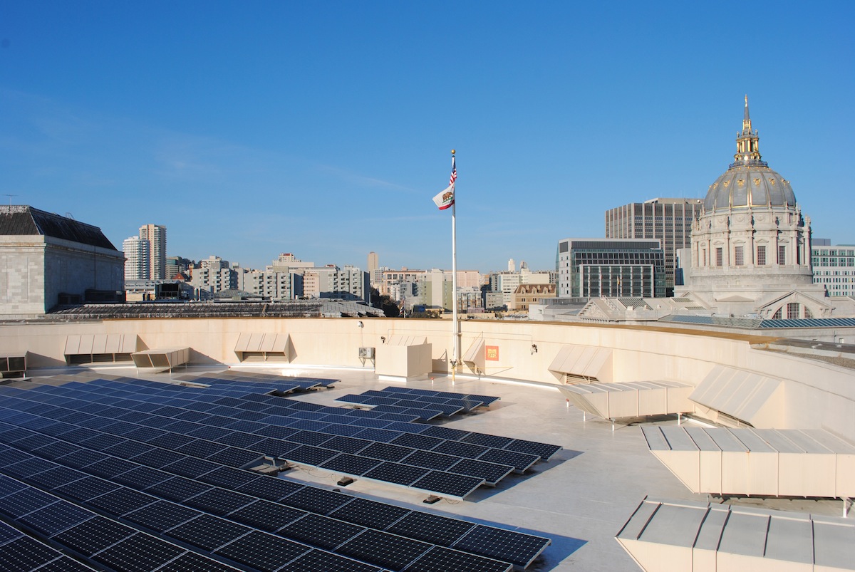 A revitalized solar roof for San Francisco's Davies Symphony Hall