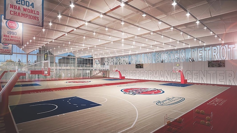 Detroit Pistons Performance Center Hopes To Invigorate The