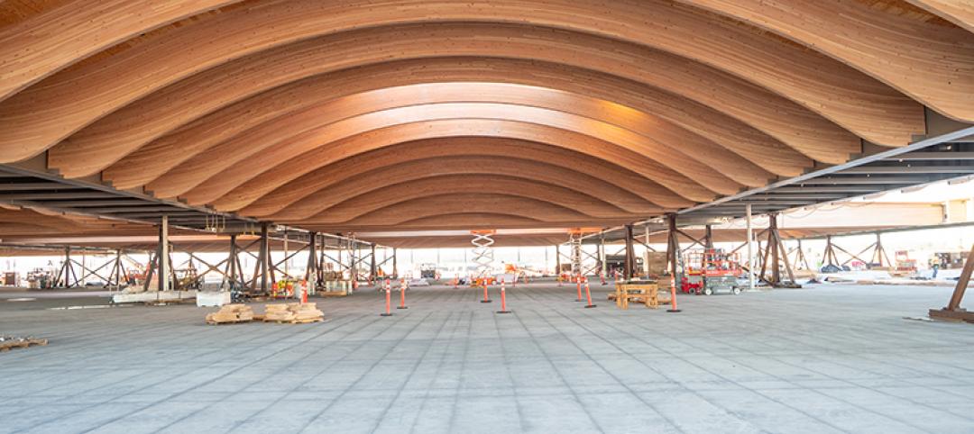 Glulam and MPP Mass Timber in PDX Airport Renovation