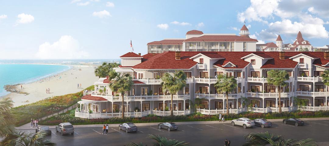 The iconic Hotel Del Coronado is completing its Master Plan with Shore House, with 75 luxury residences. Images: LEO A DALY