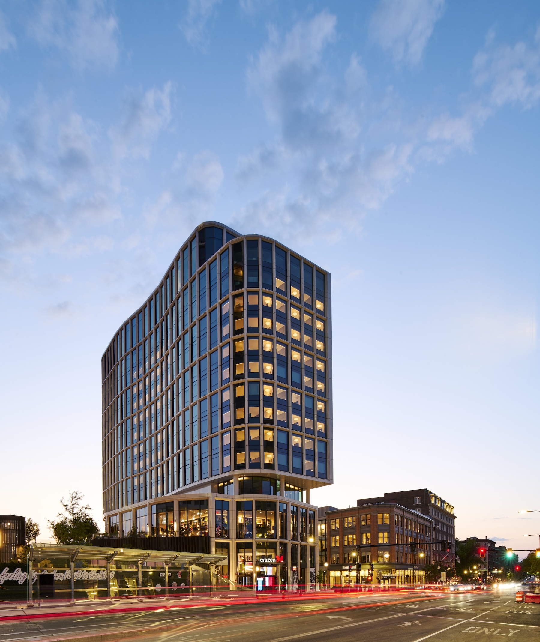 Exterior of citizenM Boston Back Bay hotel