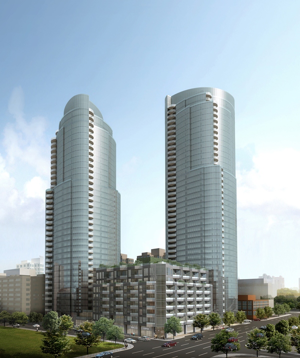 High-rise concept uses 'sky street' to link towers [slideshow]