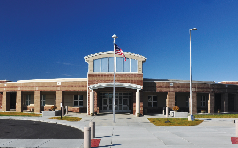 Entrance of Richardsville Elementary School