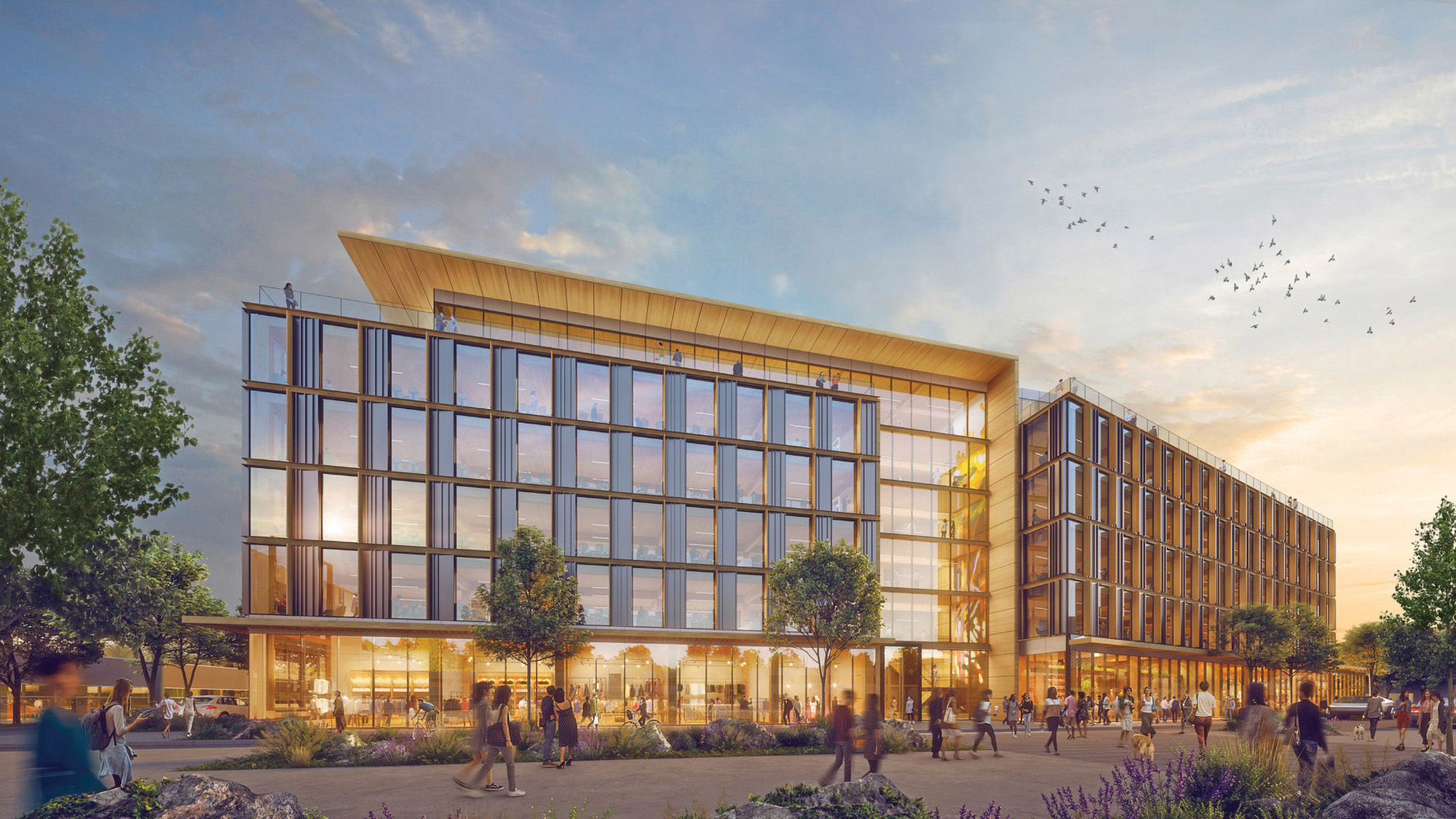 100 Rock Row first mass timber structure in Maine