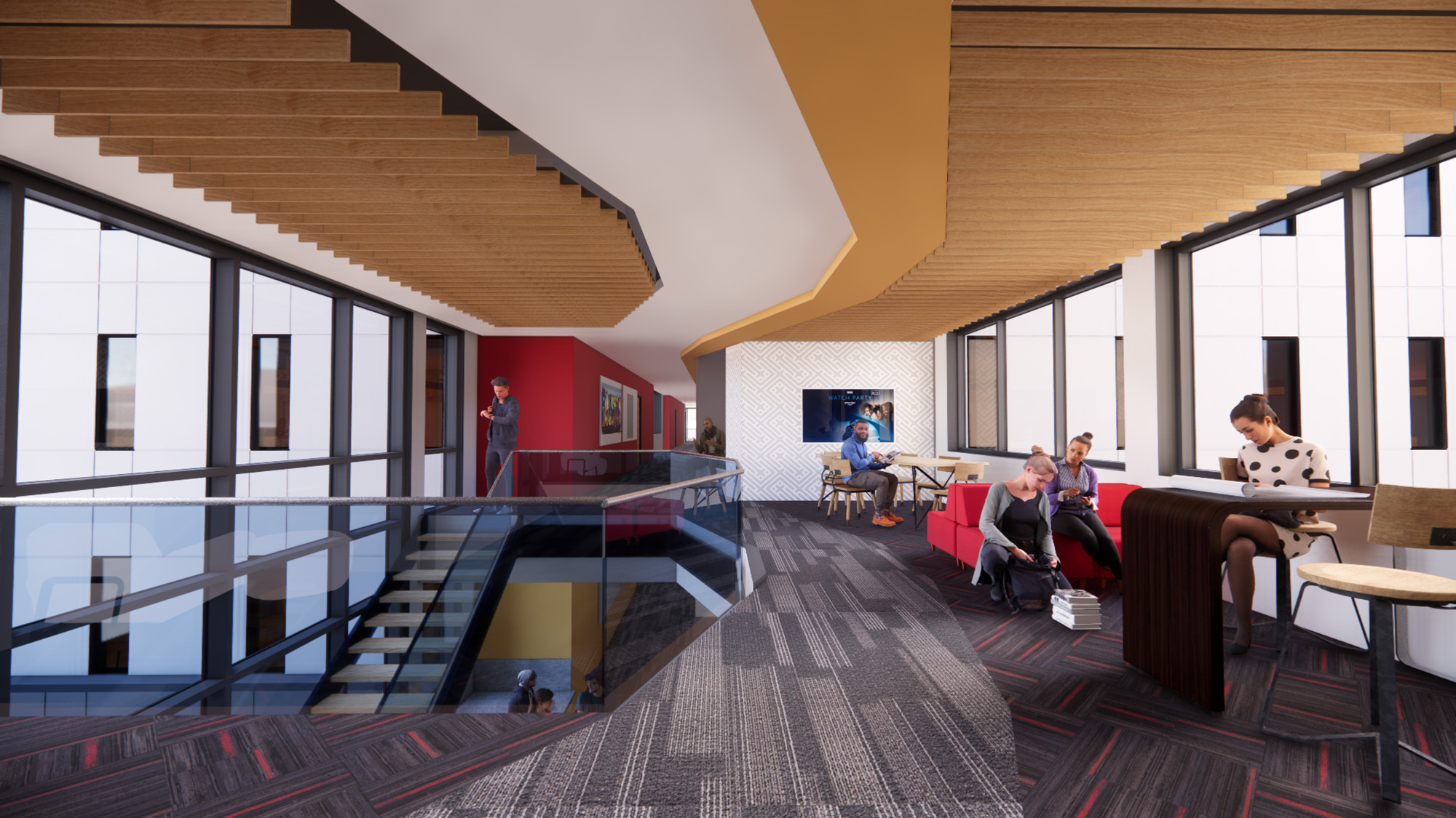 Higher education community room