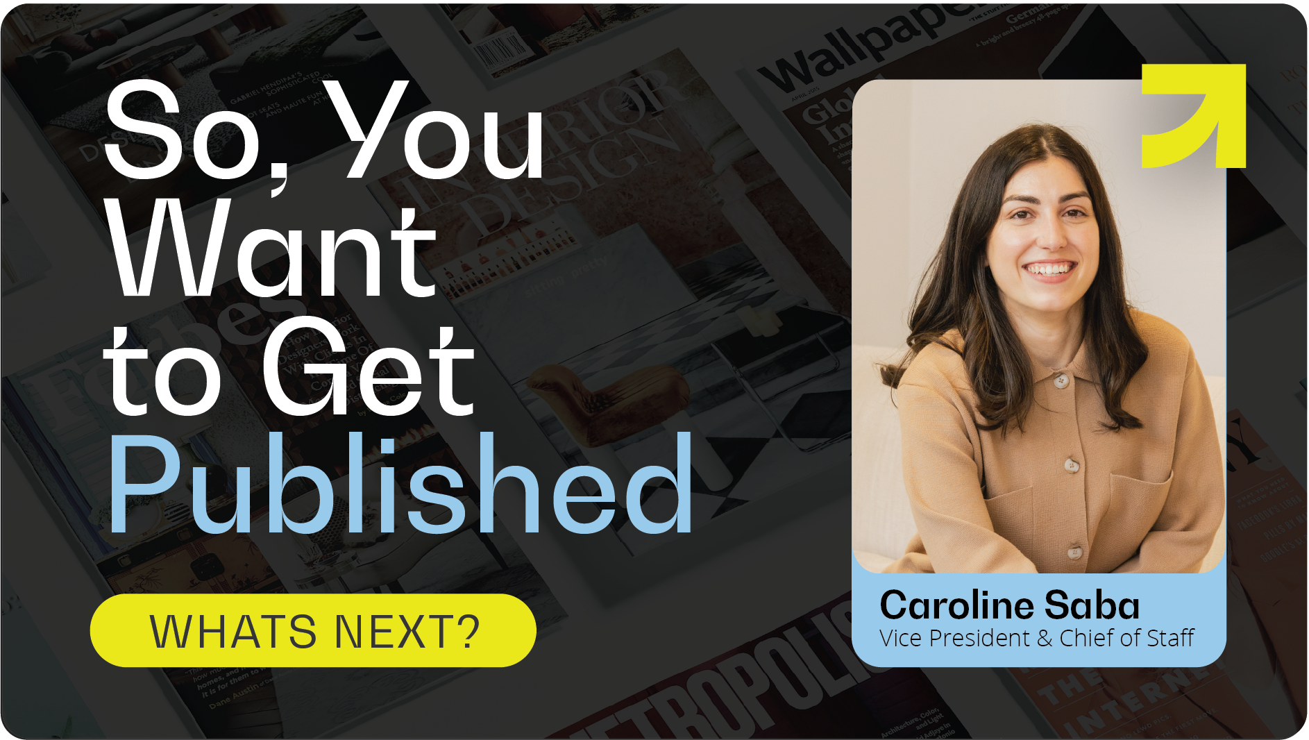 So you want to get published: What’s next? 