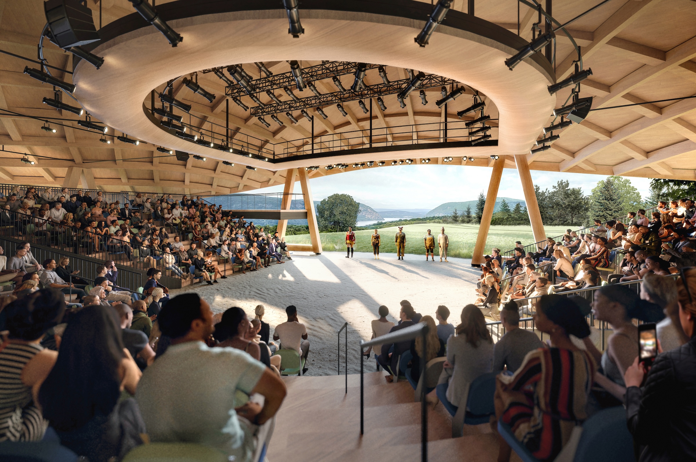 Studio Gang's performing arts center for Hudson Valley Shakespeare breaks ground