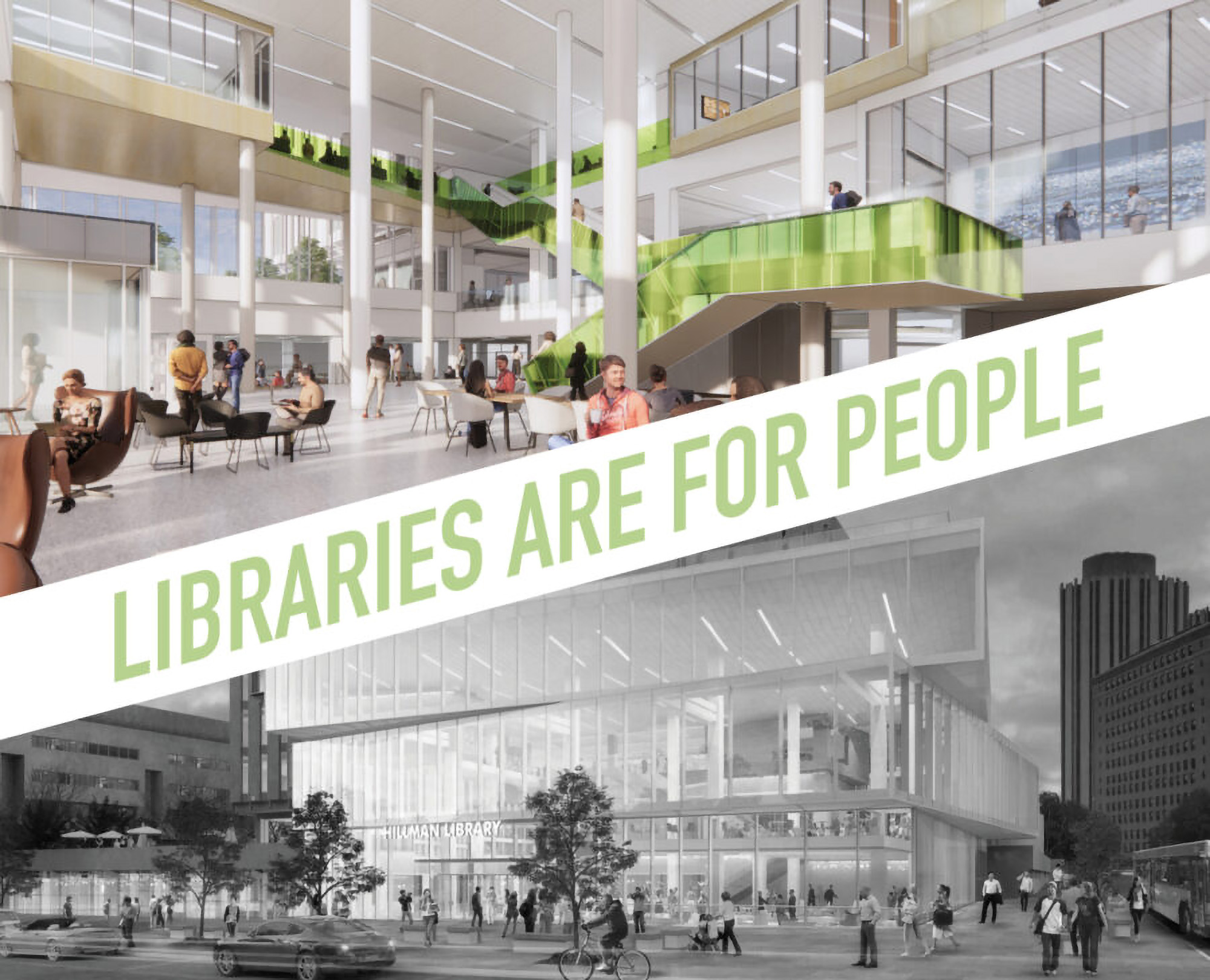 Libraries are for people graphic