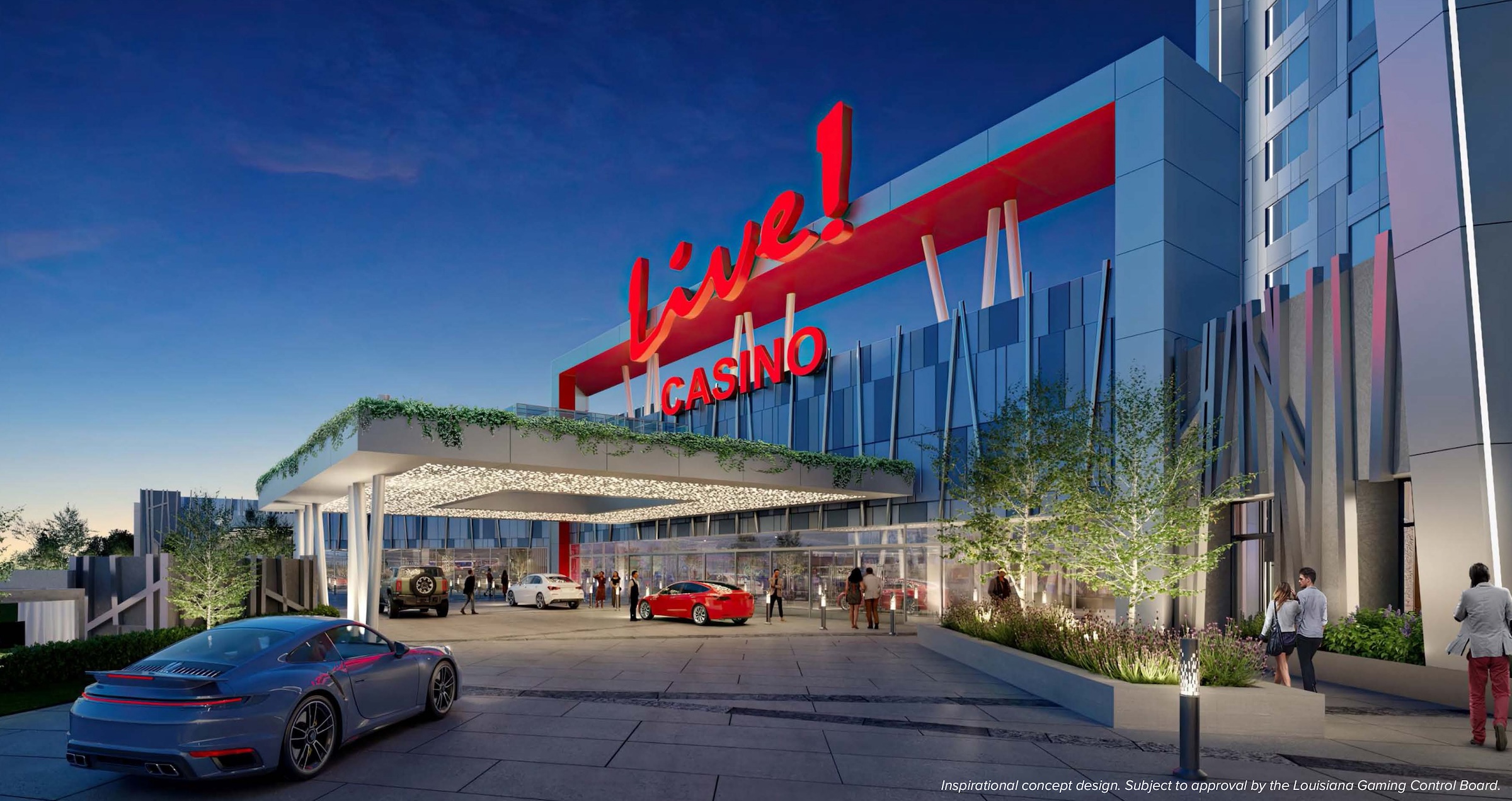 Live! Casino & Hotel Louisiana, the first land-based casino in the Shreveport-Bossier market, recently topped off. 