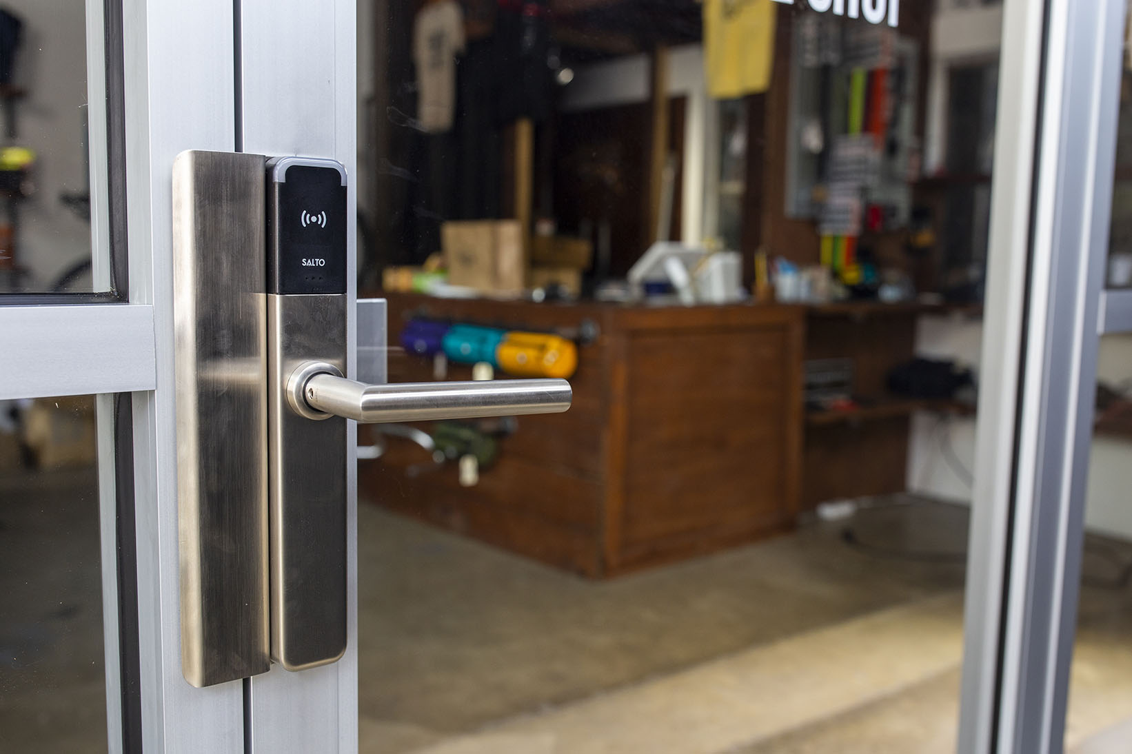 Bike shop with SALTO’s wireless access control system
