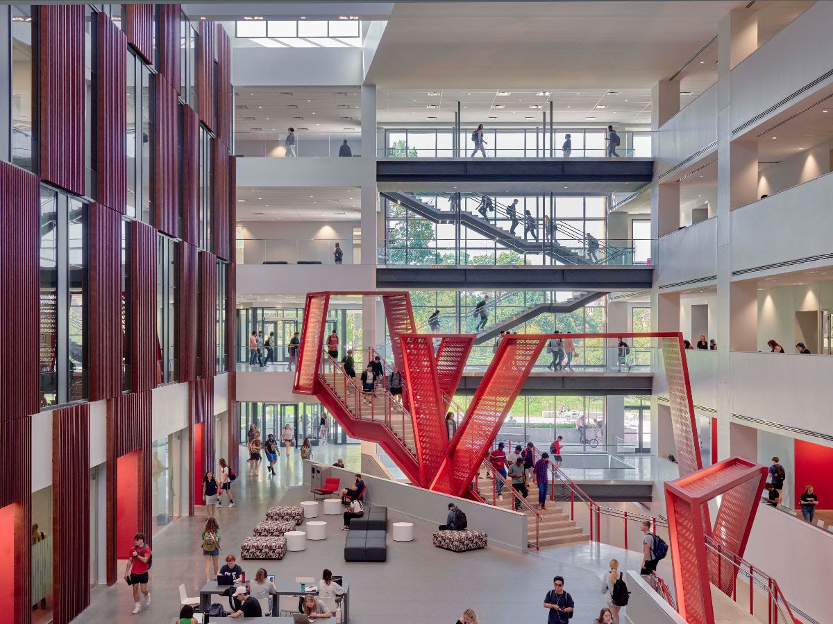The University of Cincinnati builds its largest classroom building to