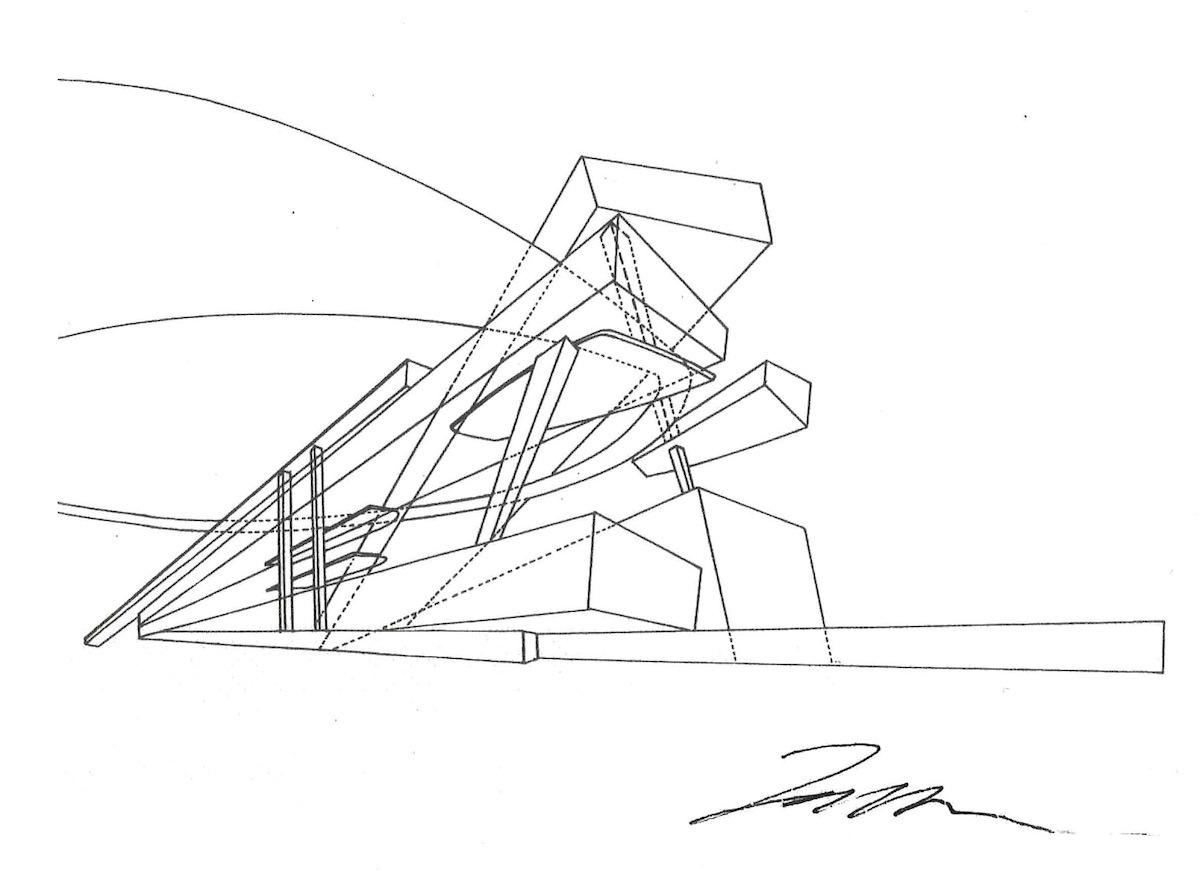 Zaha Hadid Sketch | Zaha hadid, Zaha, Zaha hadid architecture