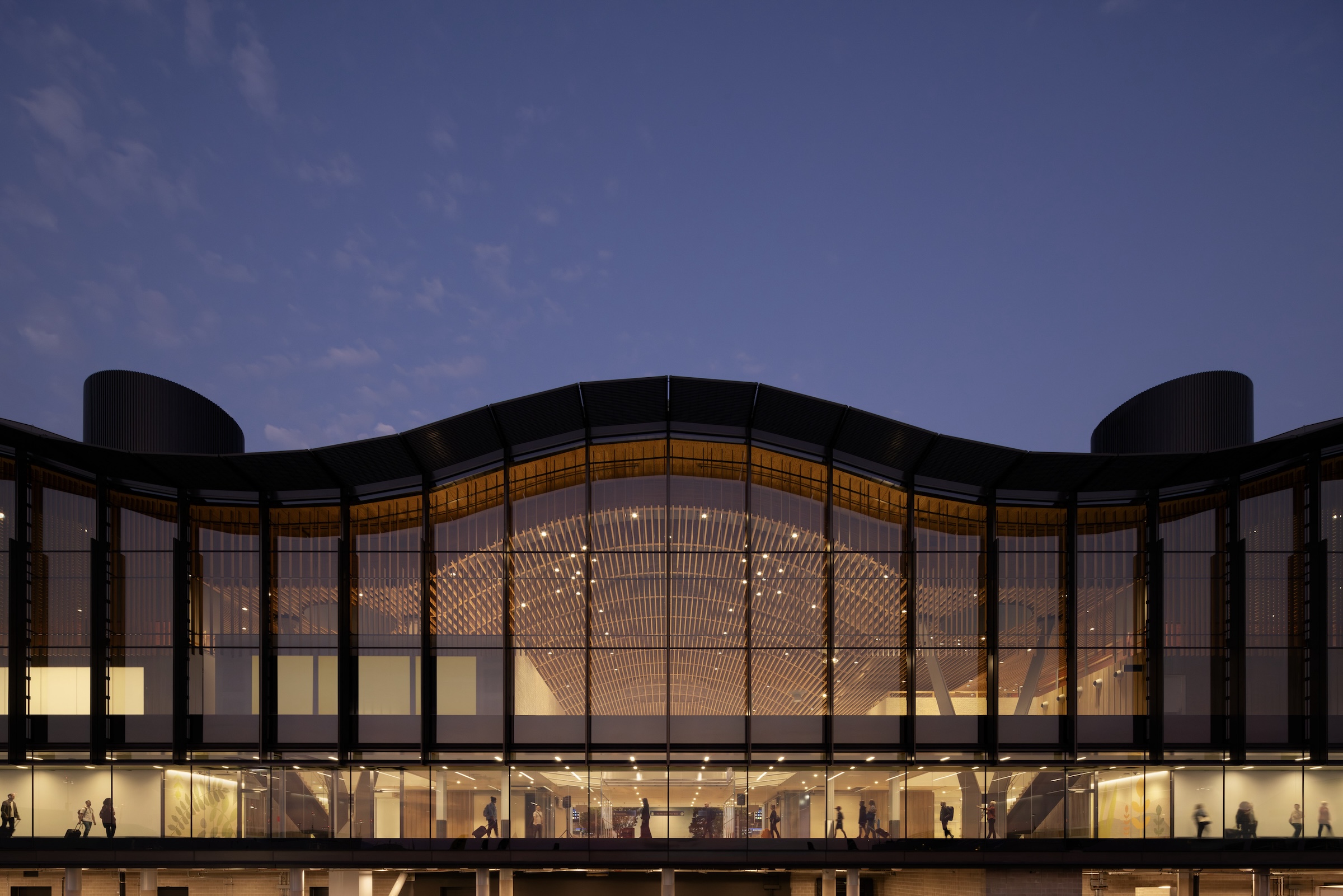 Portland opens $2 billion mass timber expansion and renovation of its international airport   