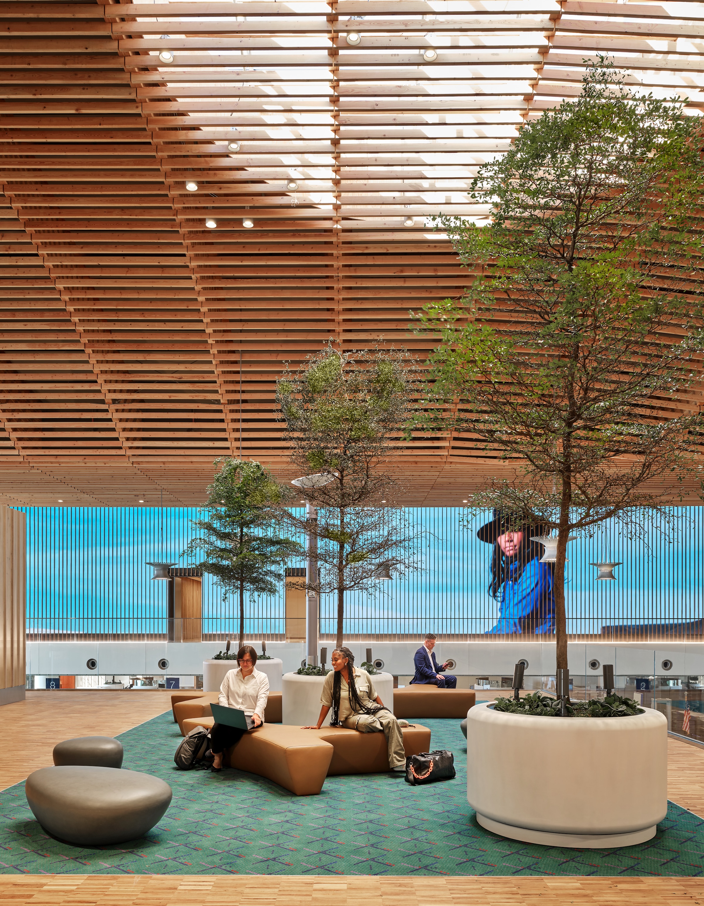 Portland opens $2 billion mass timber expansion and renovation of its international airport   