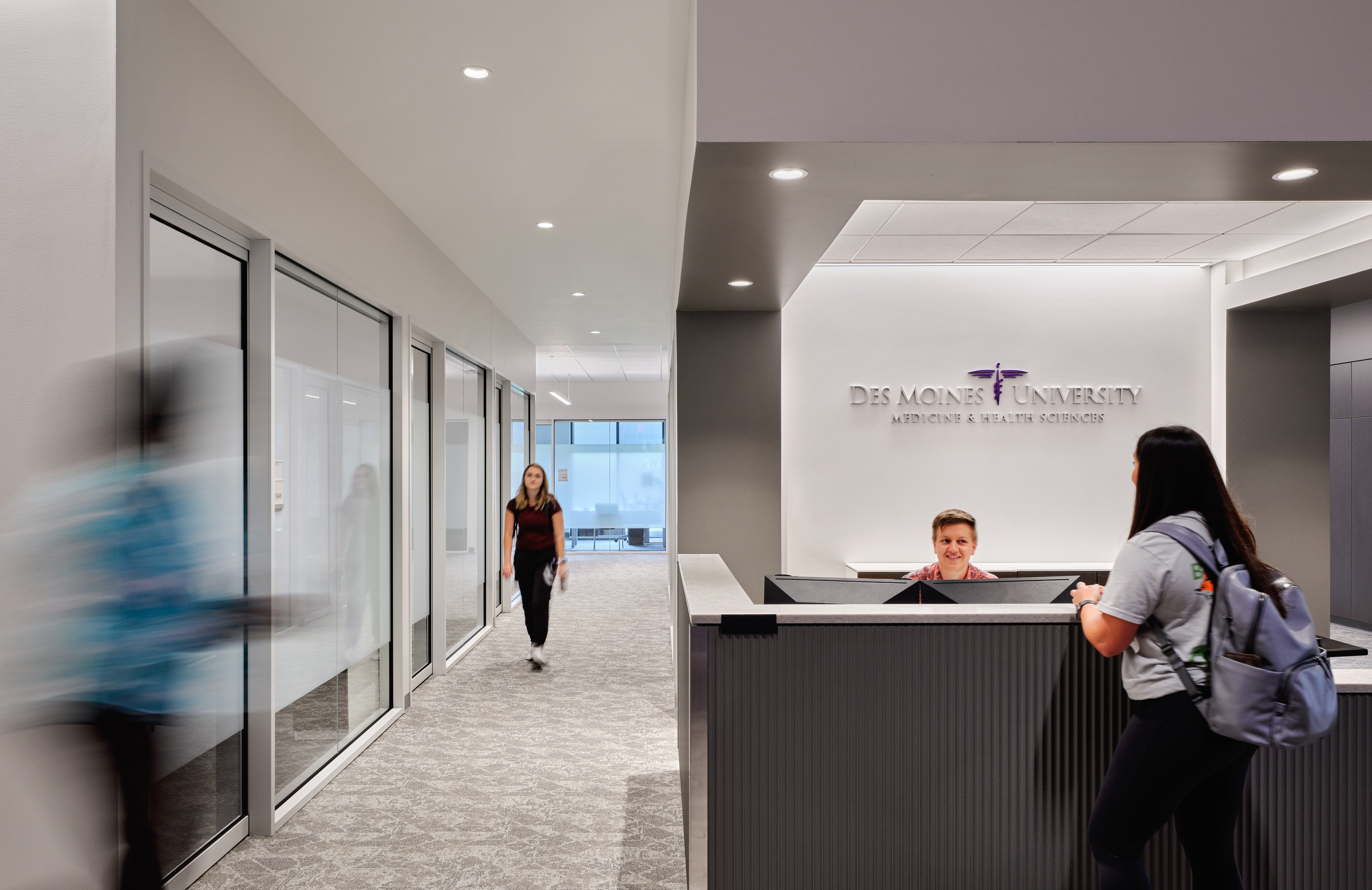 Des Moines University Medicine and Health Sciences opens a new 88-acre campus, Photo: Michael Robinson Photography, courtesy RDG Planning & Design