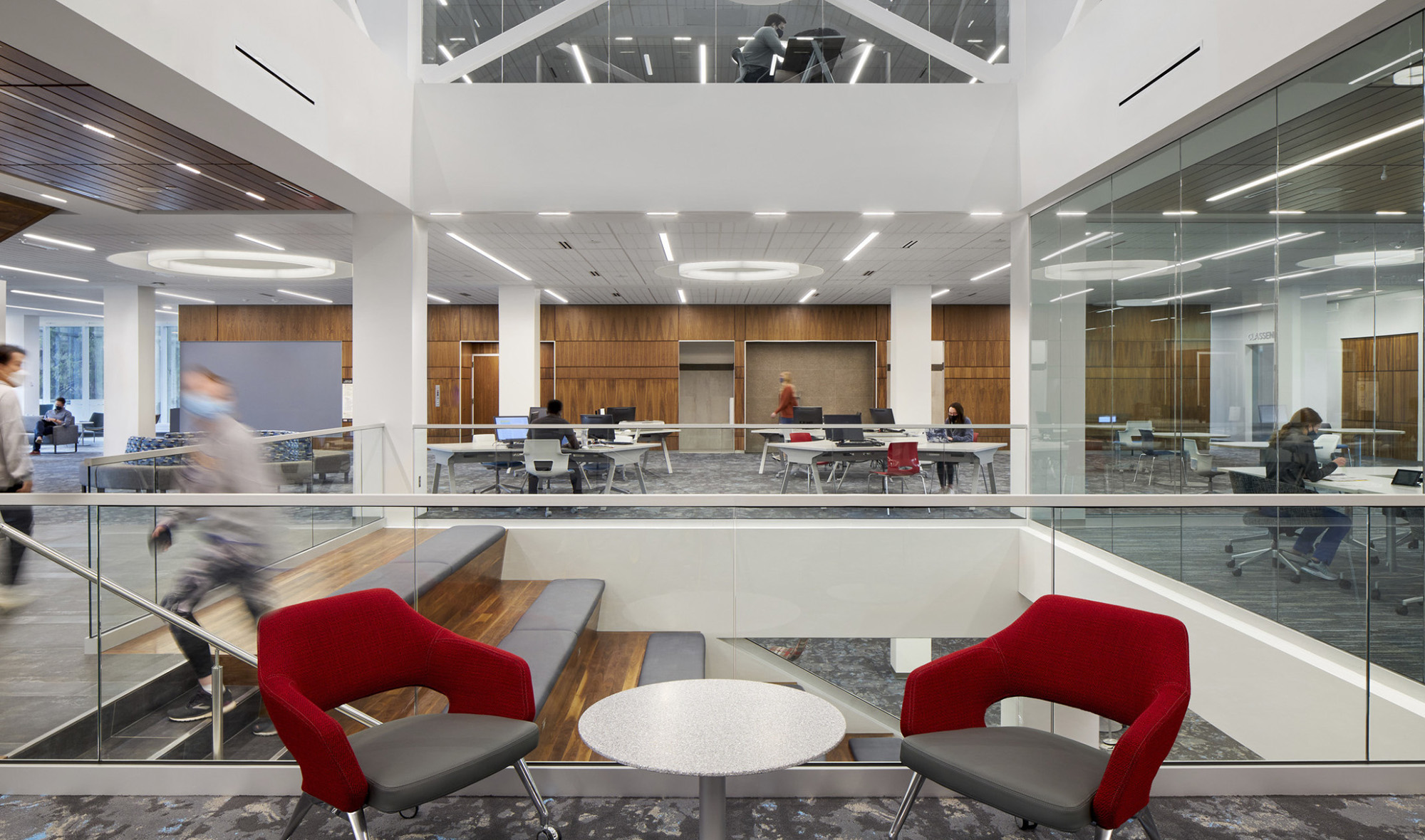 University of Nebraska, Dinsdale Family Learning Commons in Lincoln, NE. Photo by William Hess.