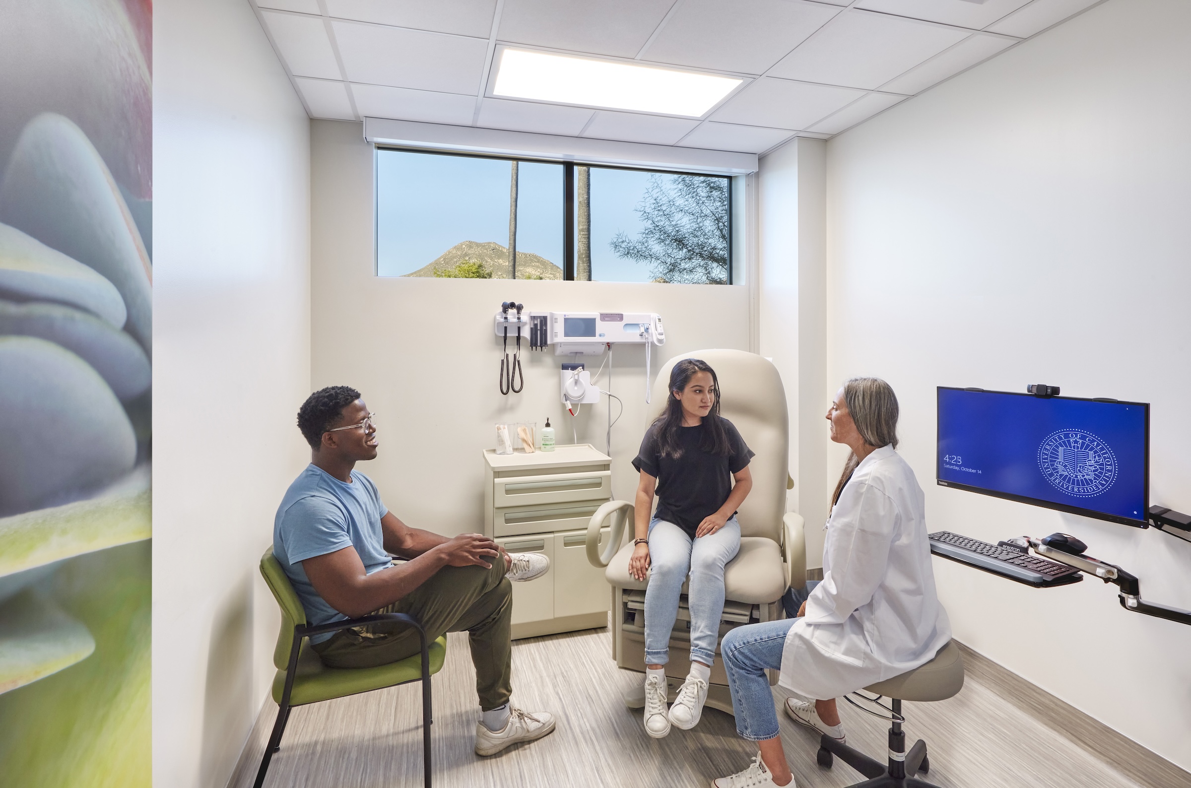 UC Riverside’s Student Health and Counseling Center provides an environment on par with major medical centers Photo courtesy HGA