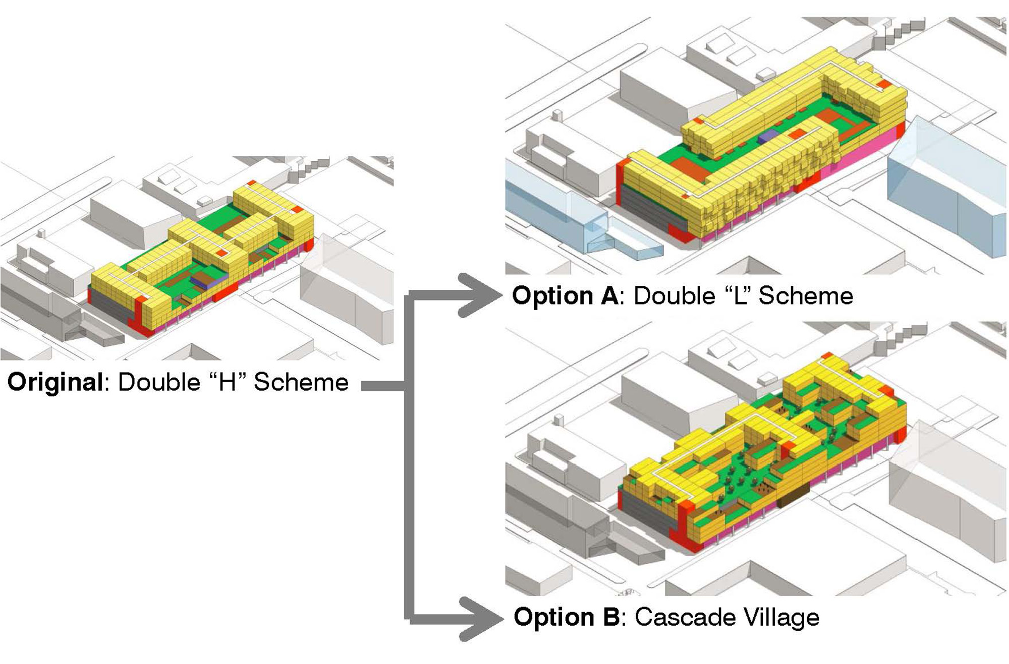 Options for modular construction design of a multifamily building