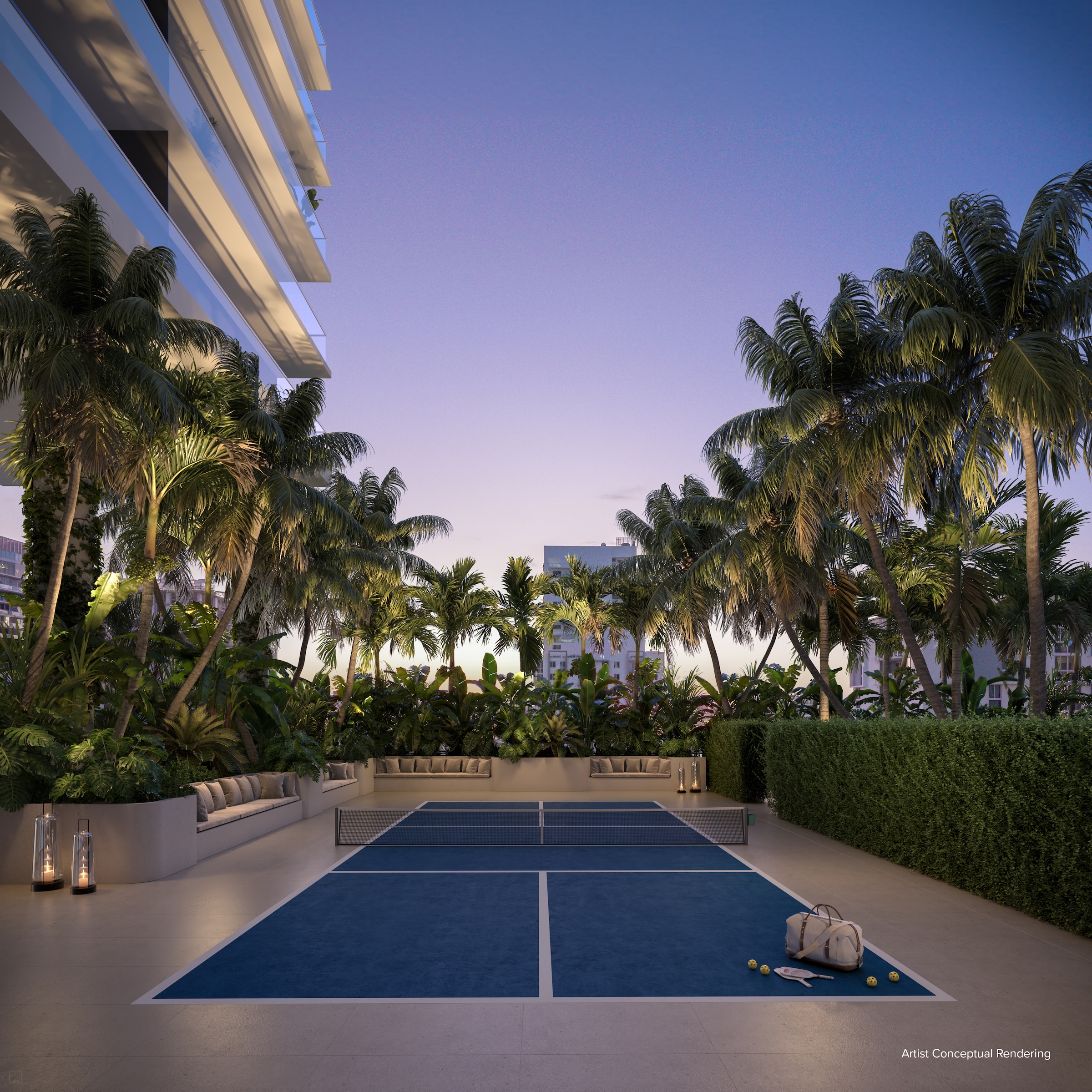 Miami's One Twenty Brickell Residences condo tower provides deeded office unit for every buyer. Rendering ARX Creative