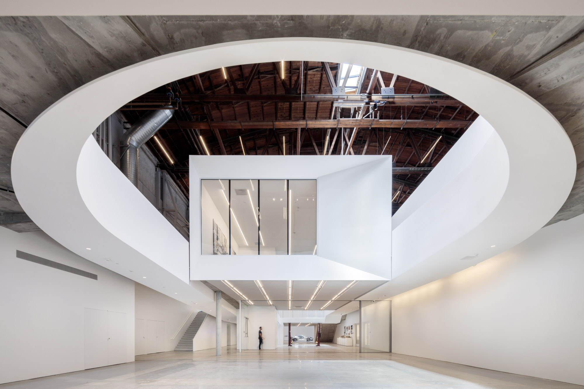 A former supersonic wind tunnel becomes a new educational facility for transportation design