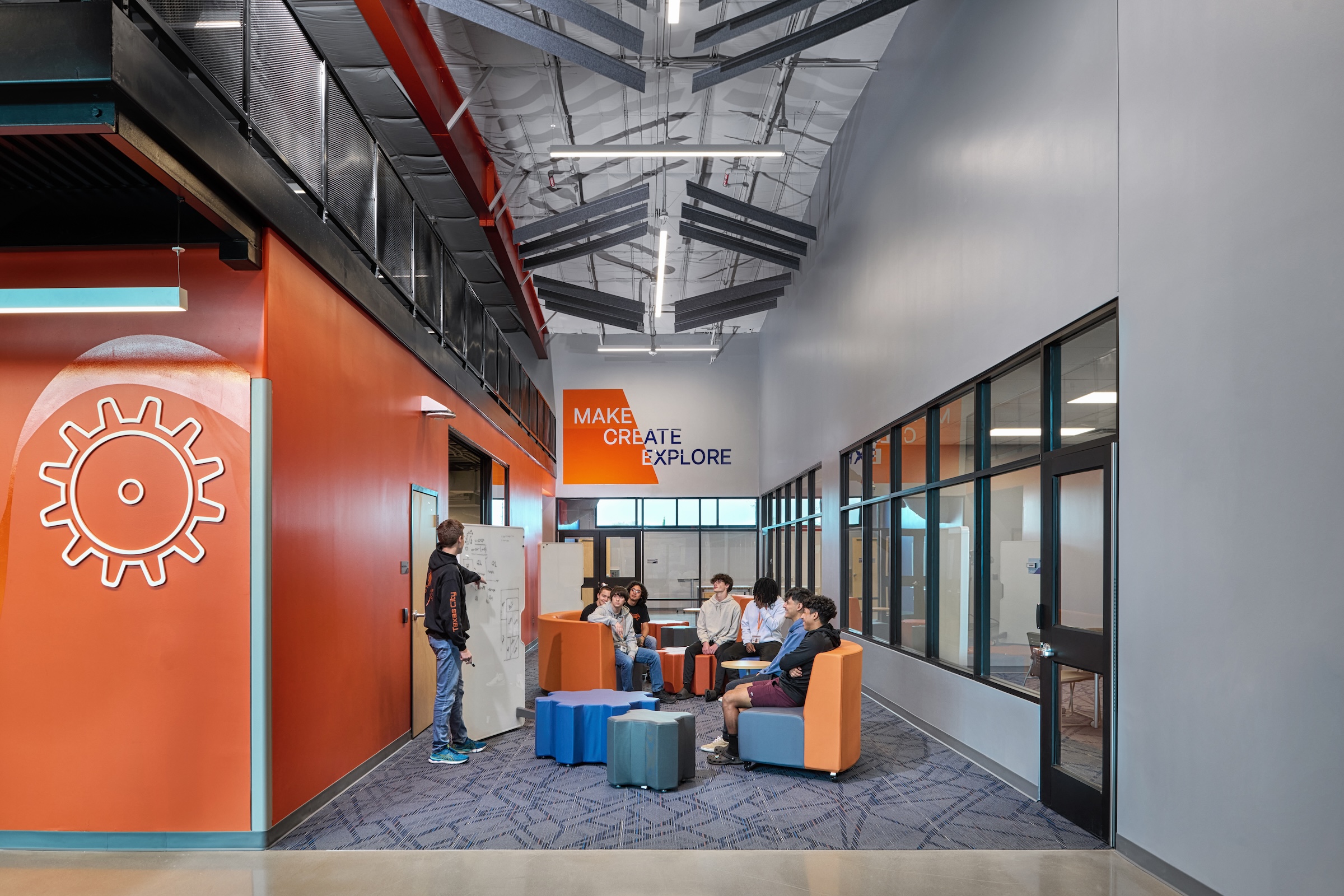 ISD Marathon STEM and Robotics Center, Photo courtesy Pfluger Architects