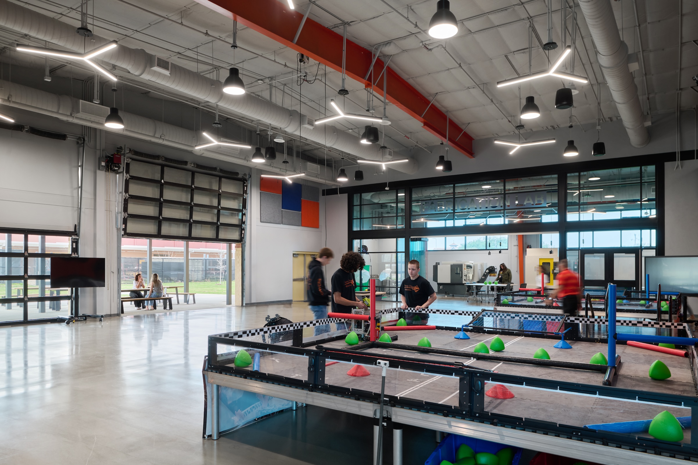 ISD Marathon STEM and Robotics Center, Photo courtesy Pfluger Architects