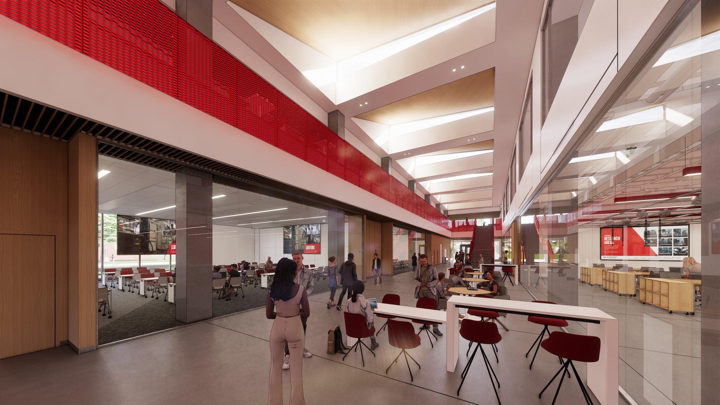 University of Louisville's J.B. Speed School of Engineering Student Success Building. Rendering courtesy SmithGroup