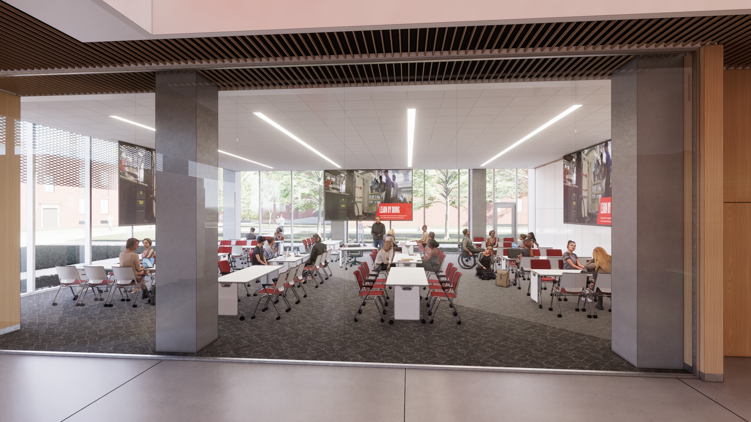 University of Louisville's J.B. Speed School of Engineering Student Success Building. Rendering courtesy SmithGroup