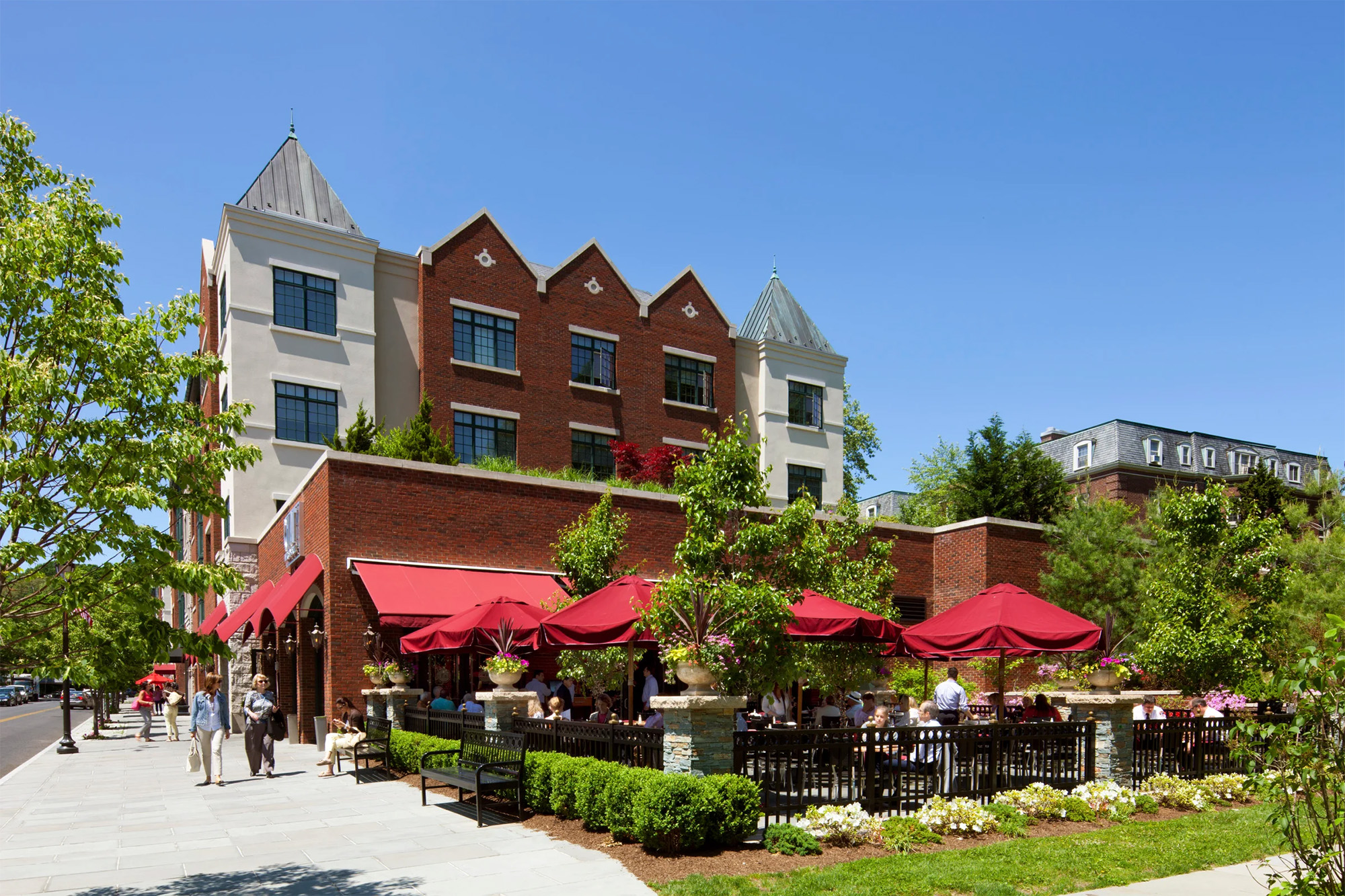 Christie Place, a senior living community in Scarsdale, NY, features a public restaurant on the ground floor