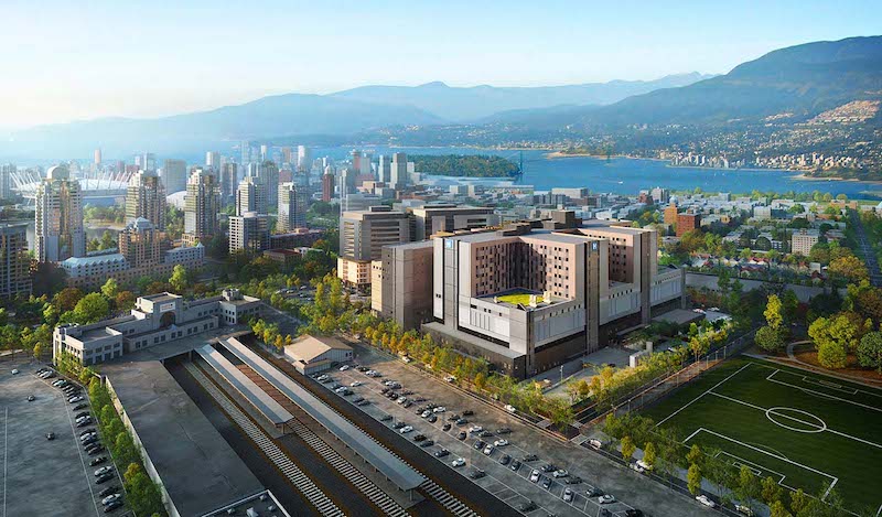 St. Paul's Hospital aerial