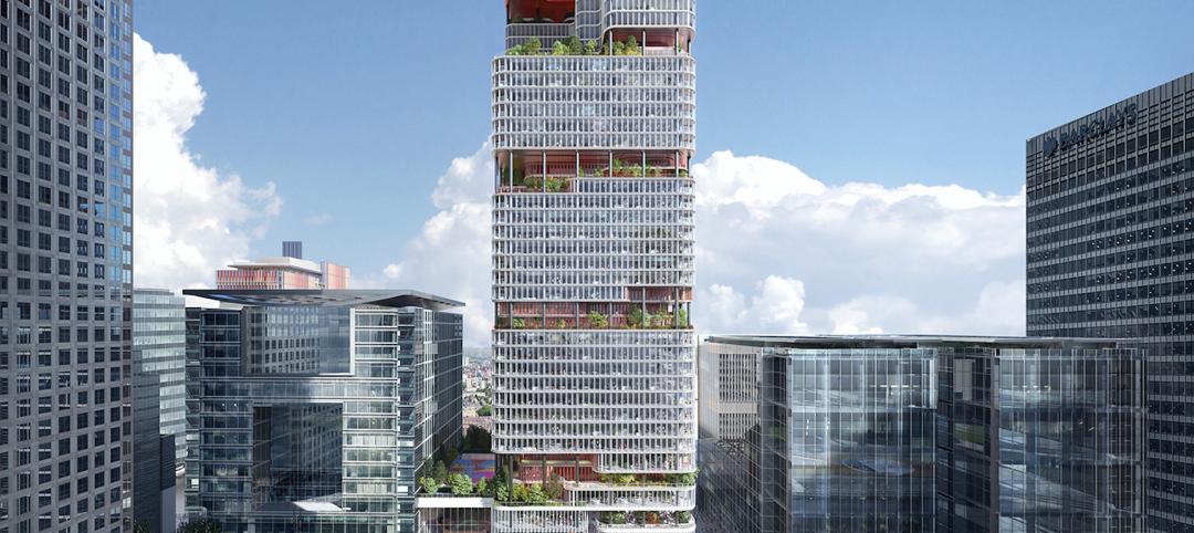 8 Canada Square, a Norman Foster-designed office building that’s currently the global headquarters of HSBC Holdings, will have large sections of its façade removed to create landscaped terraces. Design by KPF. 