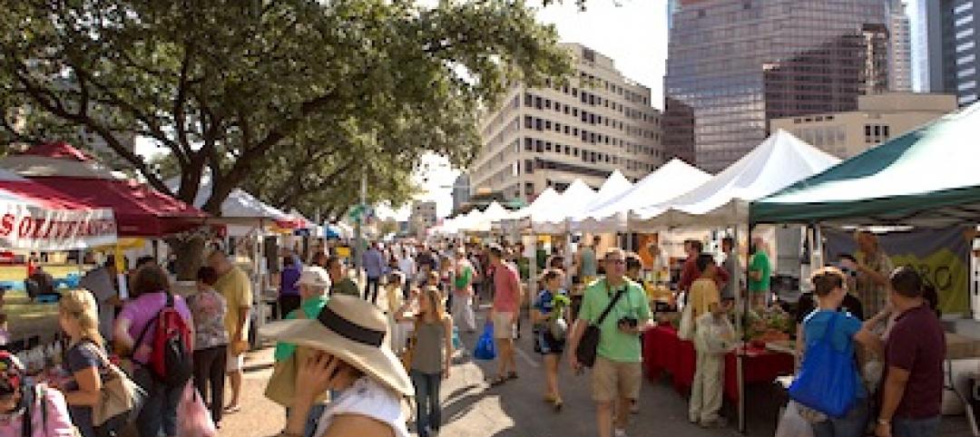 Farmers' markets, like this one in Austin, Texas, are prized features of the urb