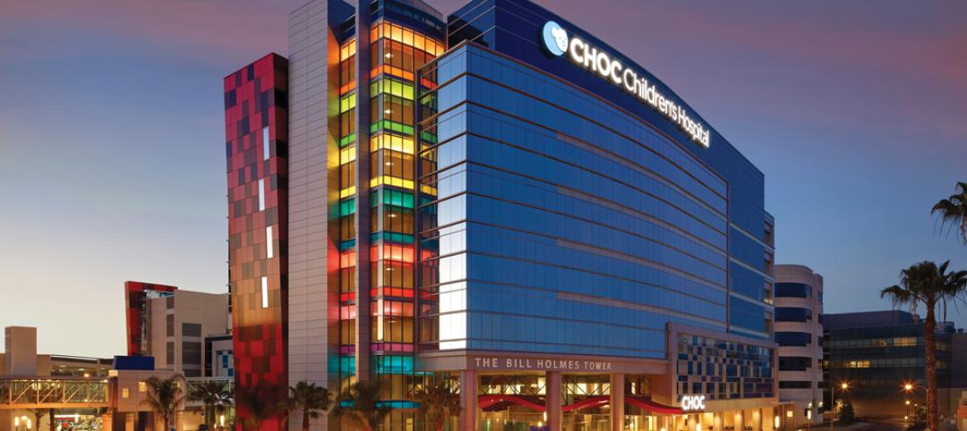The new Bill Holmes Tower at CHOC Childrens Hospital in Orange, Calif., provide