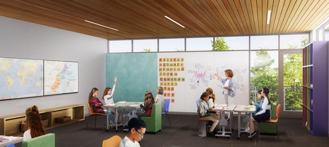 Designing for dyslexia: How architecture can address neurodiversity in K-12 schools, Rendering courtesy Ratcliff