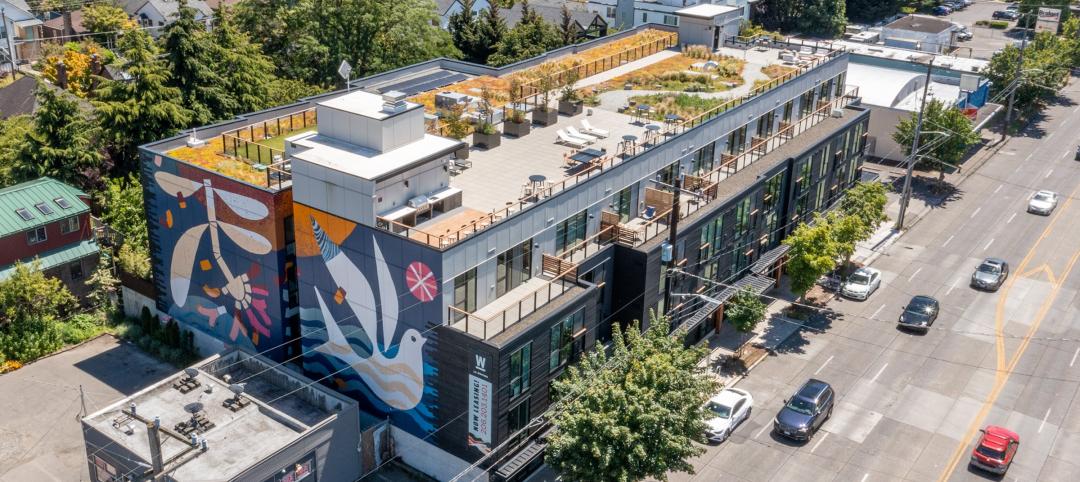 Seattle workforce housing project inspired by geology of eastern Washington Photo: Andrew Nam, ANAM Media