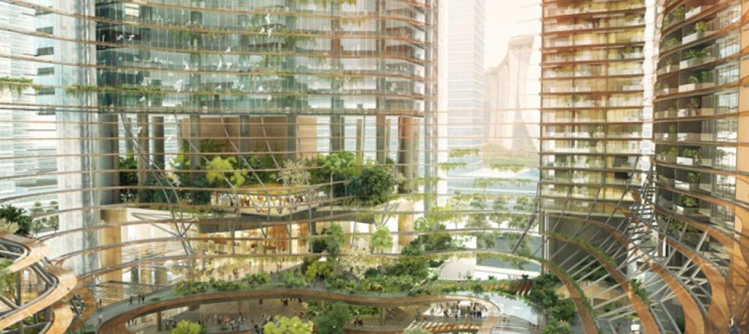 Architects propose residential tower in Singapore with gardens on every floor