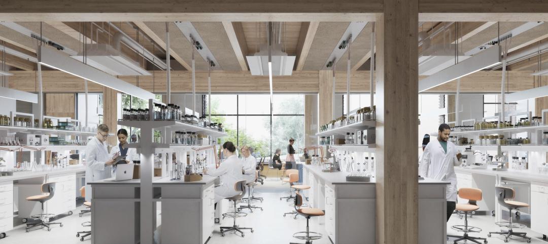 Jen-Hsun Huang and Lori Mills Huang Collaborative Innovation Complex at Oregon State University aims to be the first all-mass-timber lab meeting rigorous vibration criteria, design by ZGF
