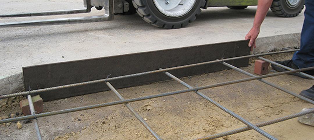 W.R. Meadows fiber expansion joint installation